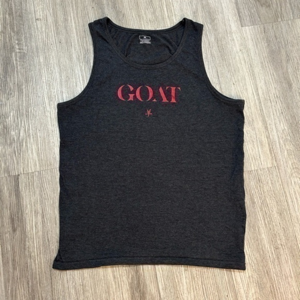 Men’s GOAT sleeveless tank top in excellent, like new condition